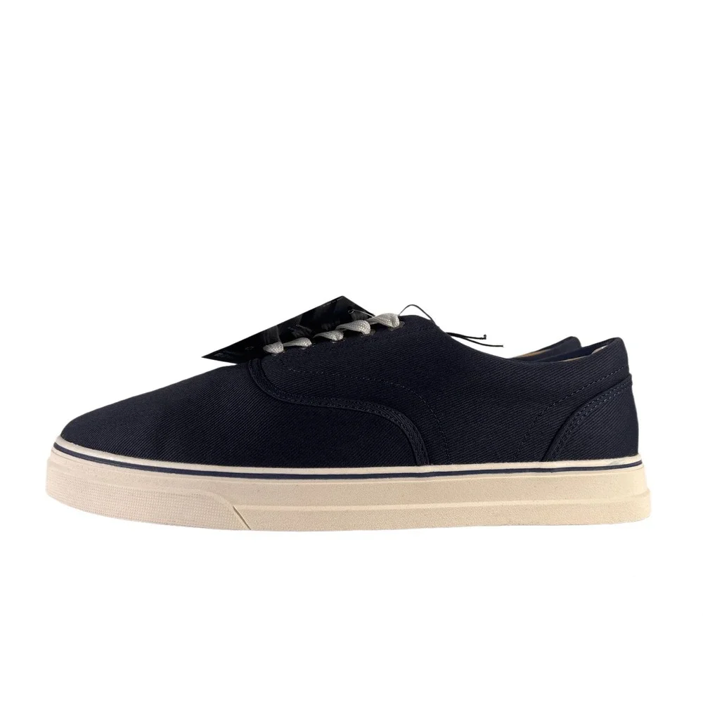 Chaps Mens‎ Canvas Lace Up simple versatile Shoes Sneakers Size 9.5 M Blue
